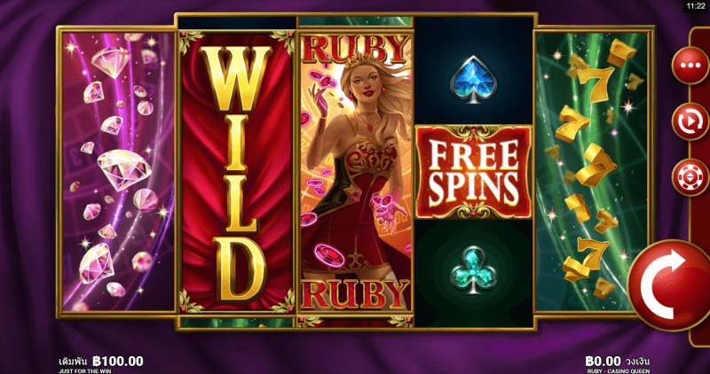 วิธีเล่น รูบี้ คาสิโน ควีน (Ruby Casino Queen Slot) 